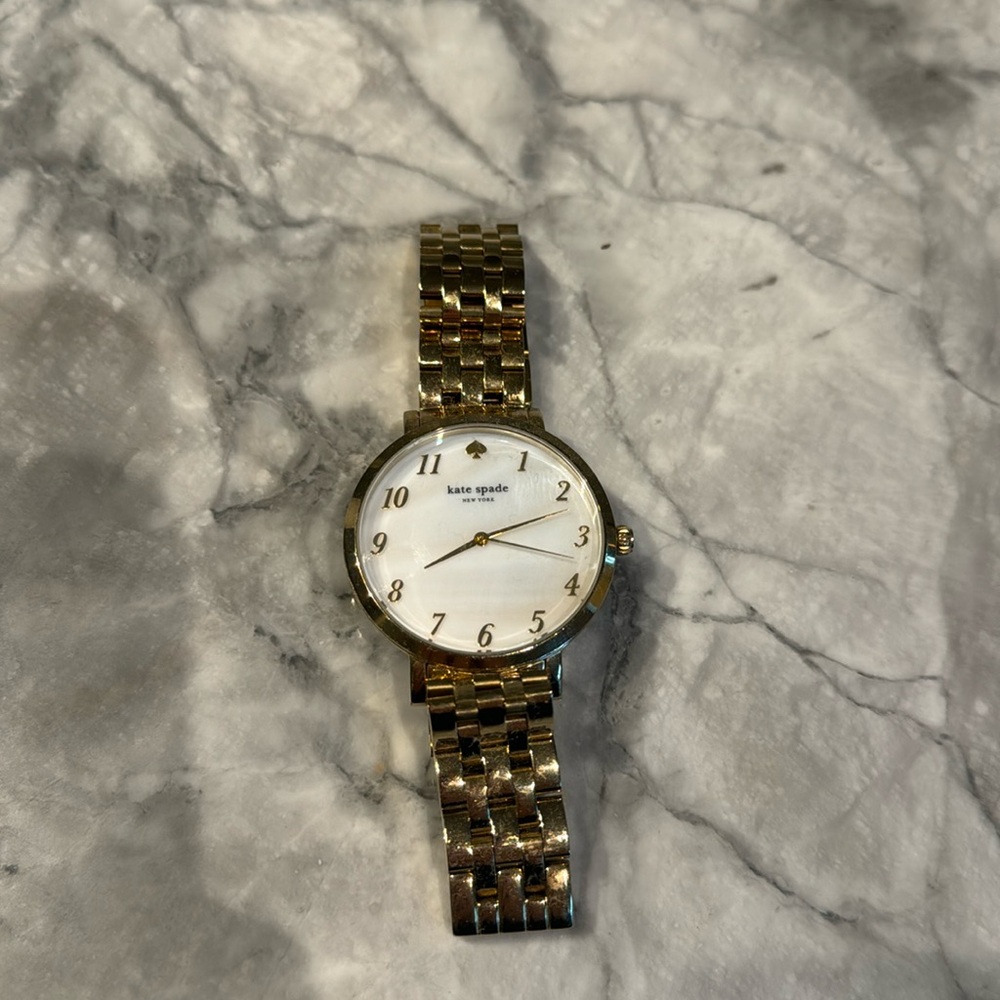 Kate Spade 35mm gold watch
